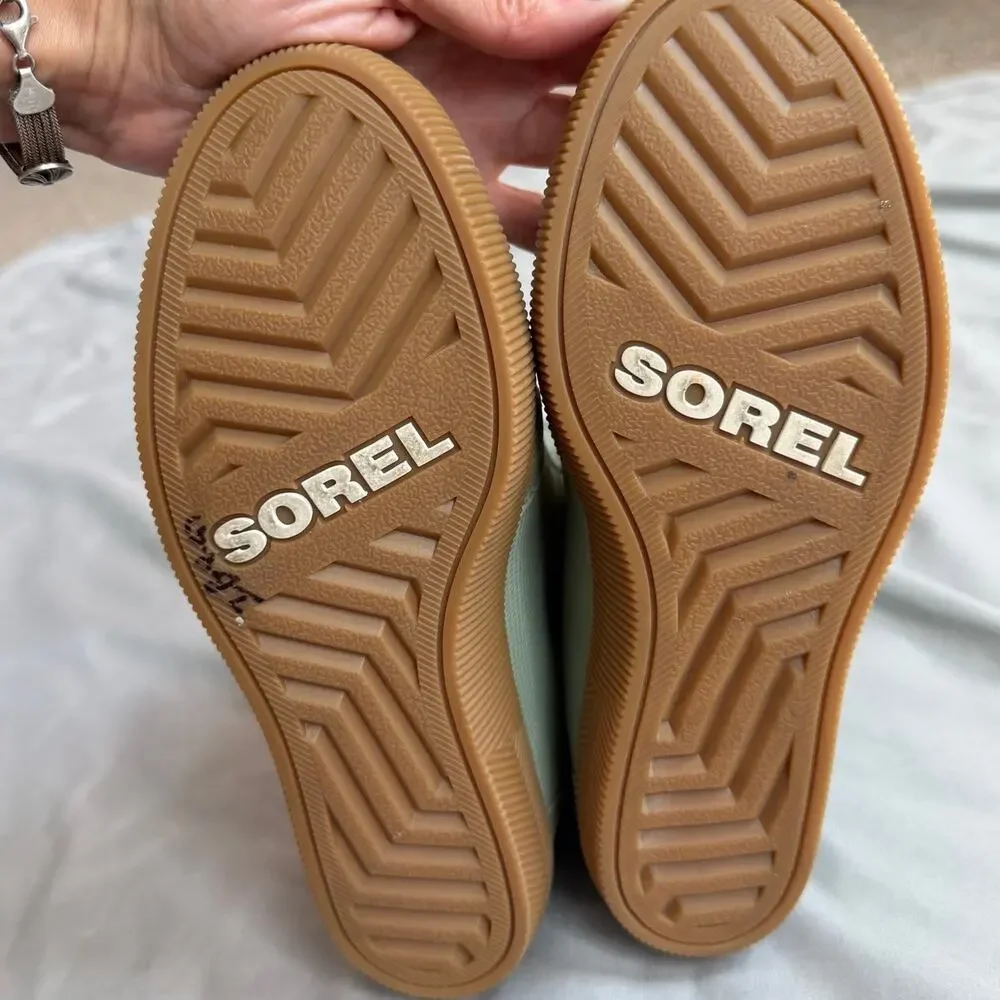 Sorel Out N About Chelsea Boots Women's US 6 Sage Green Waterproof Ankle